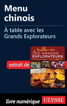 Read: Menu chinois - À Book table avec les Grands Explorateurs