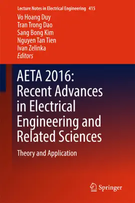 Read: AETA 2016: Recent Book Advances in Electrical Engineering and Related Sciences