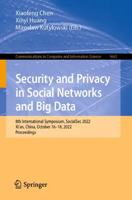 Read: Security and Privacy Book in Social Networks and Big Data