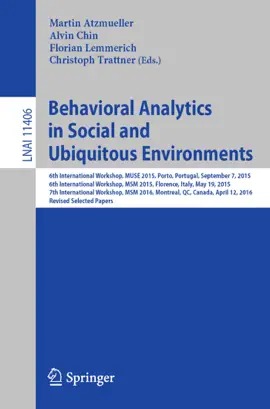 Read: Behavioral Analytics in Social and Ubiquitous Environments Book