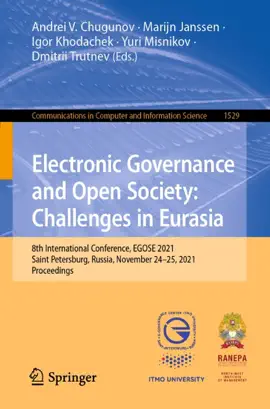 Read: Electronic Governance and Open Book Society: Challenges in Eurasia