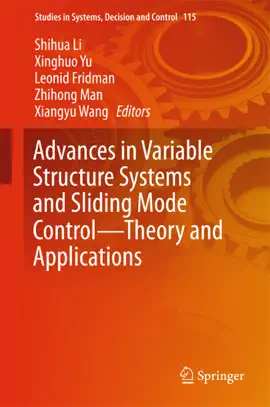 Read: Advances in Variable Structure Systems and Book Sliding Mode Control—Theory and Applications
