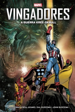 Capa do livro Vingadores: A Guerra Kree-Skrull de Roy Thomas