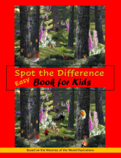 Spot the Difference Easy Book for Kids - Eunice Wilkie Cover Art