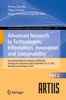 Read: Advanced Research in Technologies, Information, Innovation Book and Sustainability