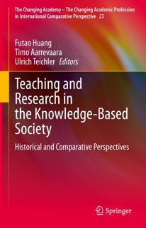 Teaching and Research in the Knowledge-Based Society by Futao Huang, Timo Aarrevaara & Ulrich Teichler
