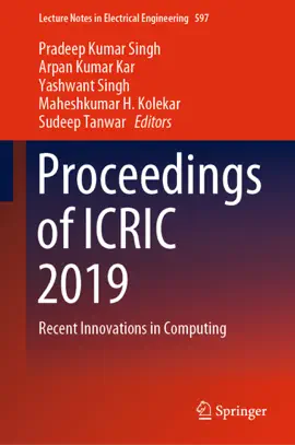 Read: Proceedings of ICRIC 2019 Book