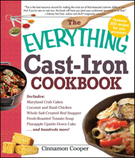 The Everything Cast-Iron Cookbook - Cinnamon Cooper Cover Art