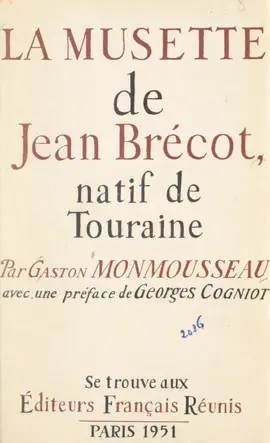 Read: La musette de Jean Brécot, natif de Book Touraine