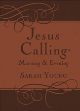 Jesus Calling Morning and Evening, with Scripture References - Sarah Young Cover Art