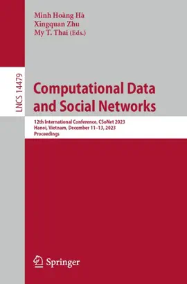 Read: Book Computational Data and Social Networks