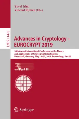 Read: Advances in Cryptology – EUROCRYPT 2019 Book