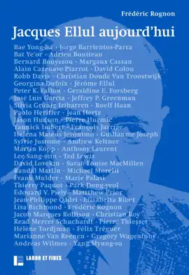 Read: Book Jacques Ellul aujourd'hui