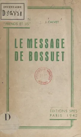 Read: Le Book message de Bossuet