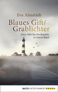 Blaues Gift / Grablichter by Eva Almstädt