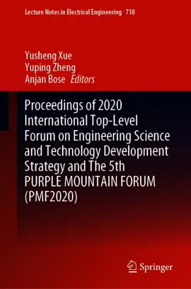 Read: Proceedings of 2020 International Top-Level Forum on Engineering Book Science and Technology Development Strategy and The 5th PURPLE MOUNTAIN FORUM (PMF2020)