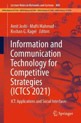 Read: Information and Communication Technology for Competitive Book Strategies (ICTCS 2021)