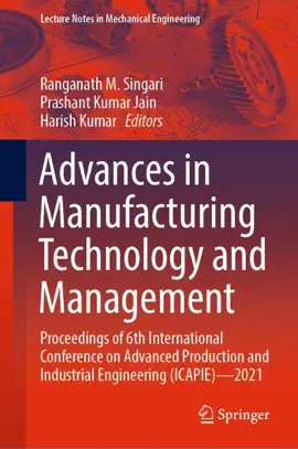 Read: Advances in Manufacturing Technology and Book Management