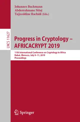 Read: Progress in Cryptology – Book AFRICACRYPT 2019