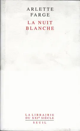 Read: Book La Nuit blanche