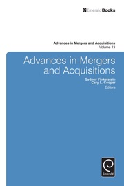 Advances in Mergers and Acquisitions - Cary L. Cooper