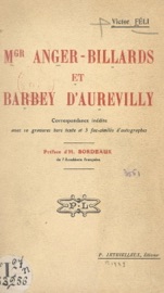 Mgr Anger-Billards et Barbey d'Aurevilly - Victor Féli