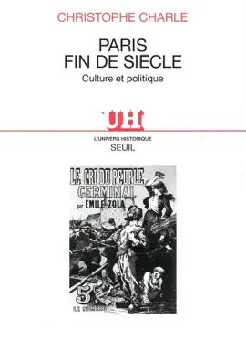 Read: Paris, Book fin de siècle. Culture et politique