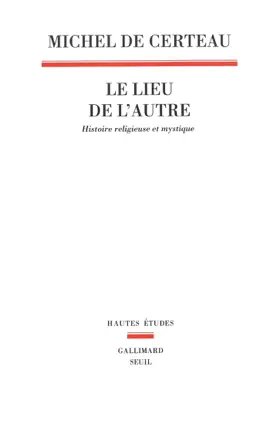 Read: Le Lieu Book de l'autre. Histoire religieuse et mystique