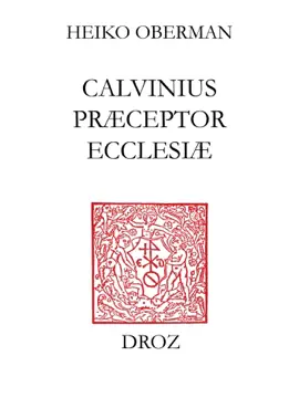 Read: "Calvinus Book præceptor Ecclesiæ"