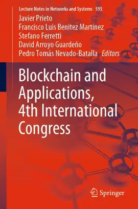 Read: Blockchain and Applications, Book 4th International Congress