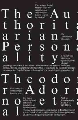 Read: The Book Authoritarian Personality