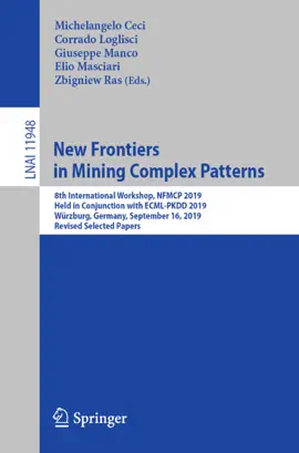 Read: New Book Frontiers in Mining Complex Patterns