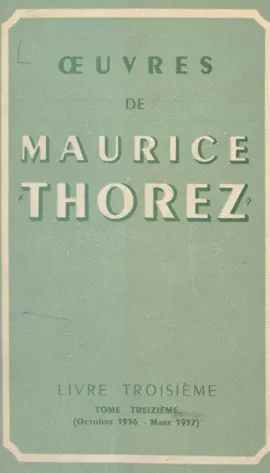 Read: Œuvres de Maurice Thorez (13) Book