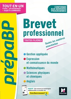 PrépabrevetPro - Brevet professionnel - Toutes les matières générales - Révision et entrainement by Aimeric Imbert, Véronique Hardy, Sabine Rafinesque, Julien Montigon, Frédérique Le Graverend & Annie Goulvent