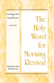 Crystallization-study of Deuteronomy - Witness Lee