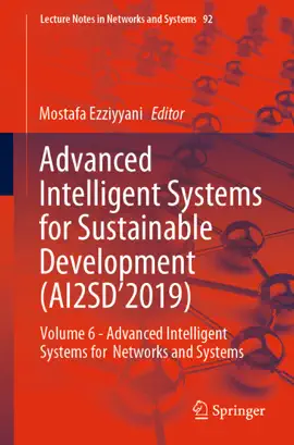 Read: Advanced Intelligent Systems Book for Sustainable Development (AI2SD’2019)