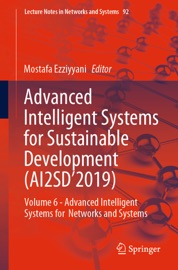 Advanced Intelligent Systems for Sustainable Development (AI2SD’2019) - Mostafa Ezziyyani