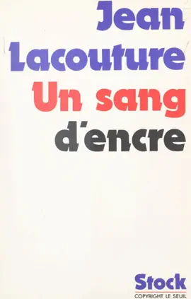 Read: Un sang d'encre Book
