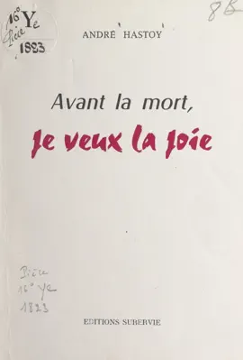 Read: Book Avant la mort, je veux la joie
