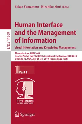 Read: Human Interface and the Management of Information. Visual Information and Knowledge Book Management