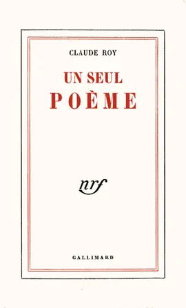 Read: Un seul Book poème
