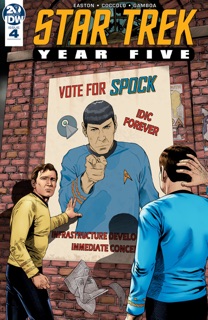 Star Trek: Year Five #4 by Brandon Easton & Martin Coccolo