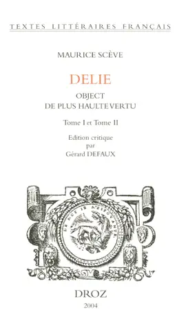 Read: Delie : object de plus haulte vertu. 2 Book vol.