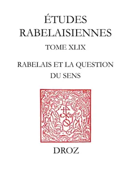 Read: Rabelais et la Book question du sens