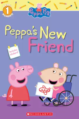 Read: Book Peppa's New Friend (Peppa Pig Level 1 Reader with Stickers)