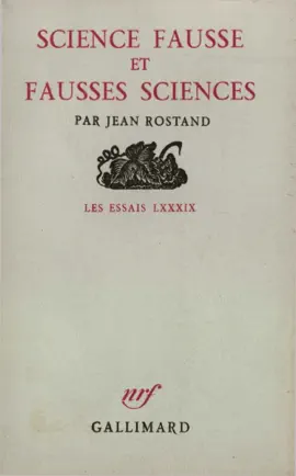 Read: Science fausse et fausses sciences Book