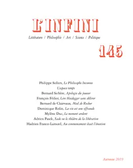 Read: L'Infini N° Book 145