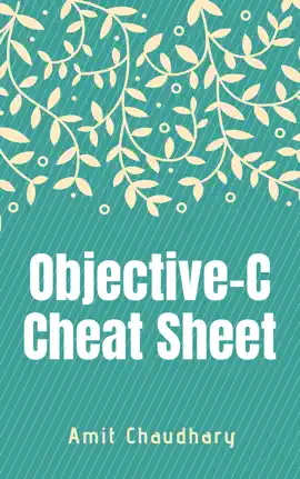 Read: Objective-C Book Cheat Sheet