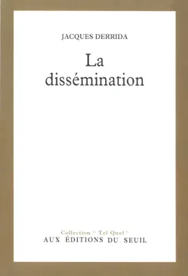 Read: La Dissémination Book