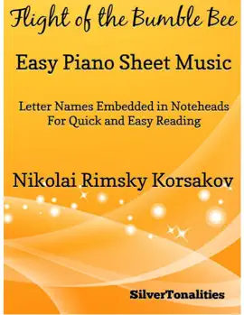 Flight of the Bumble Bee Easy Piano Sheet Music